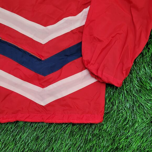 Vintage 80s MOD Windbreaker Jacket M/L 21x23 Cropped - Picture 11 of 14